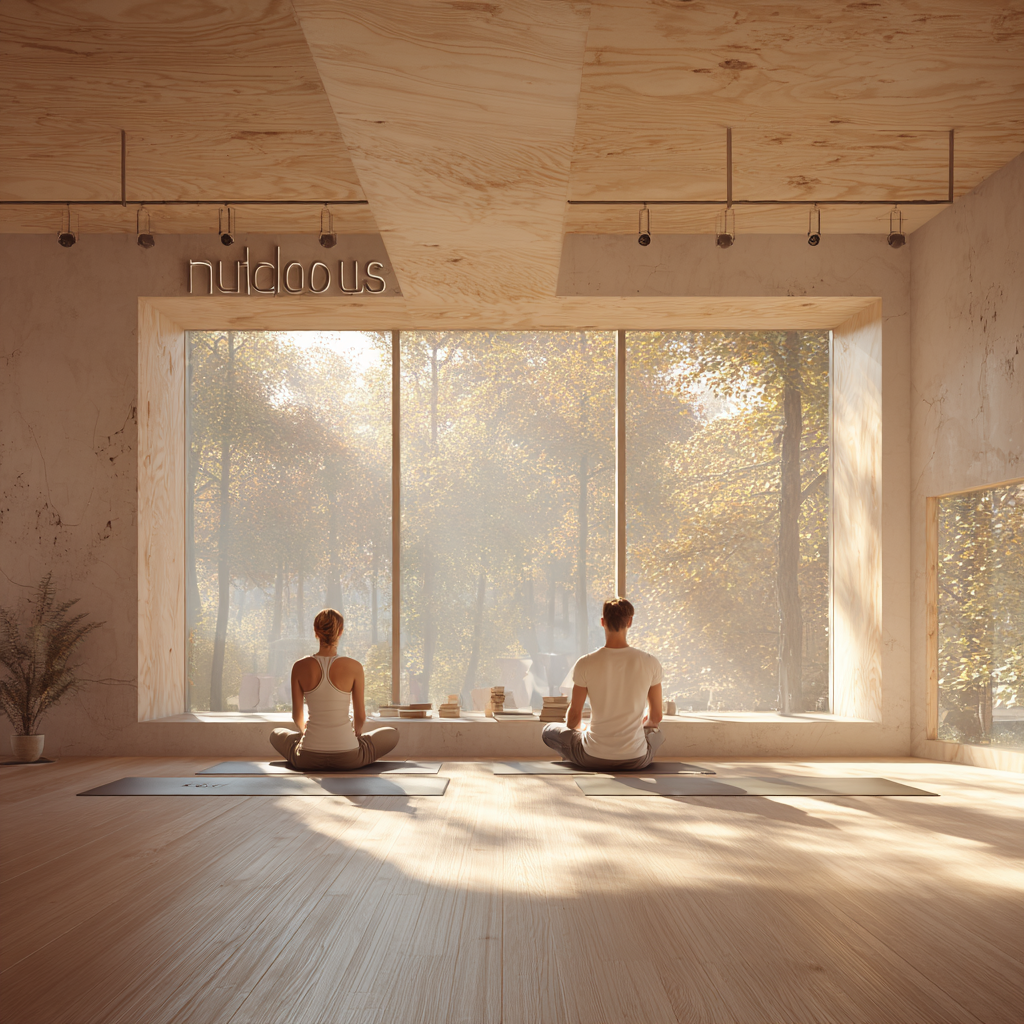 Йога інструктор демонструє асану